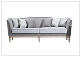 Klaussner Helios Three-Seater Sofa with Elegant Nailhead Trim-Sofabed