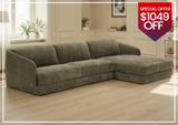 Klaussner Italia Cantico Sleeper with Chaise