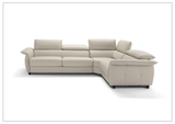 Klaussner Italia Morenza Leather Sectional Sleeper Sofa