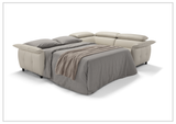 Klaussner Italia Morenza Leather Sectional Sleeper Sofa