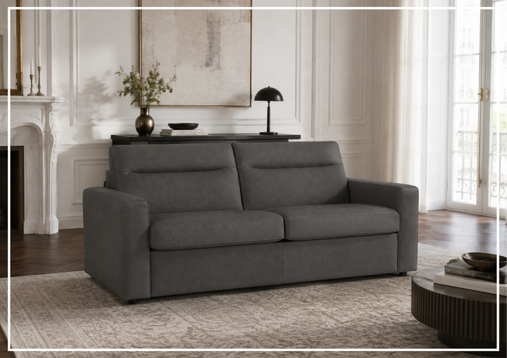 Klaussner Jamie Leather Queen Sleeper Sofas