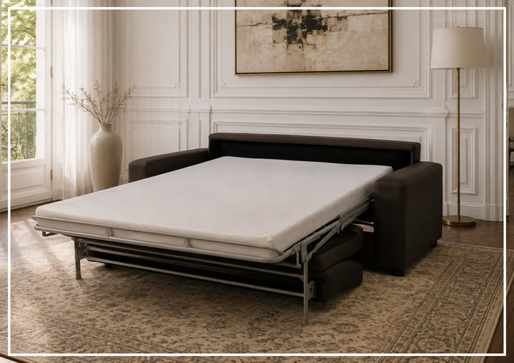 Klaussner Jamie Leather Queen Sleeper Sofas