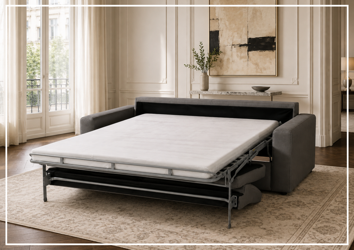 Klaussner Jamie Leather Queen Sleeper Sofas