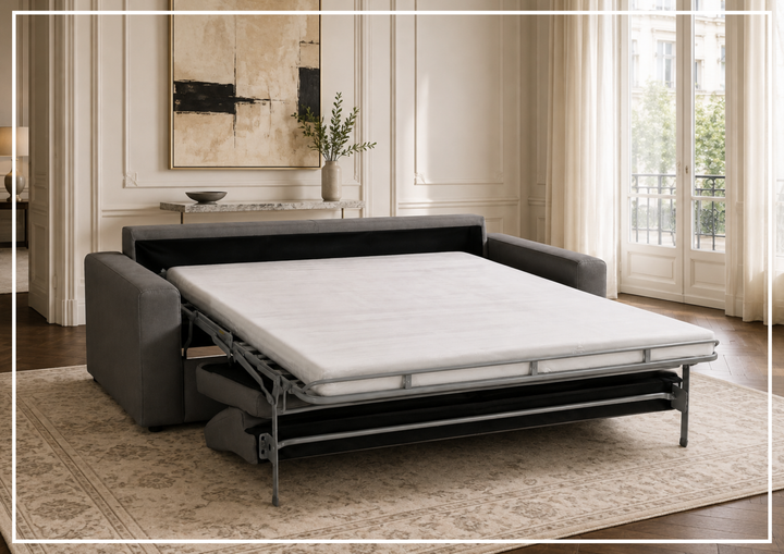 Klaussner Jamie Leather Queen Sleeper Sofas