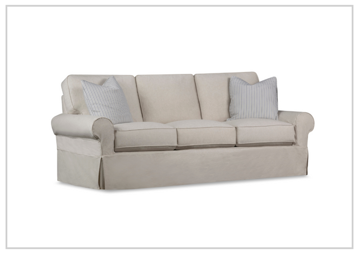 Klaussner Katelin Sofa Slipcover in John Linen Sepia-Sofabed