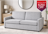 Klaussner Leon Fabric Queen Sleeper Sofa