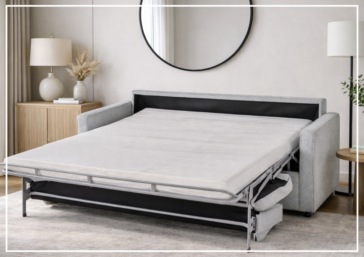 Gio Italia Leon Leather Queen Sleeper Sofa