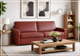 Gio Italia Leon Leather Queen Sleeper Sofa
