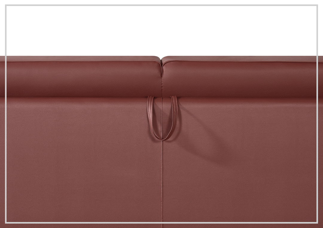 Gio Italia Leon Leather Queen Sleeper Sofa