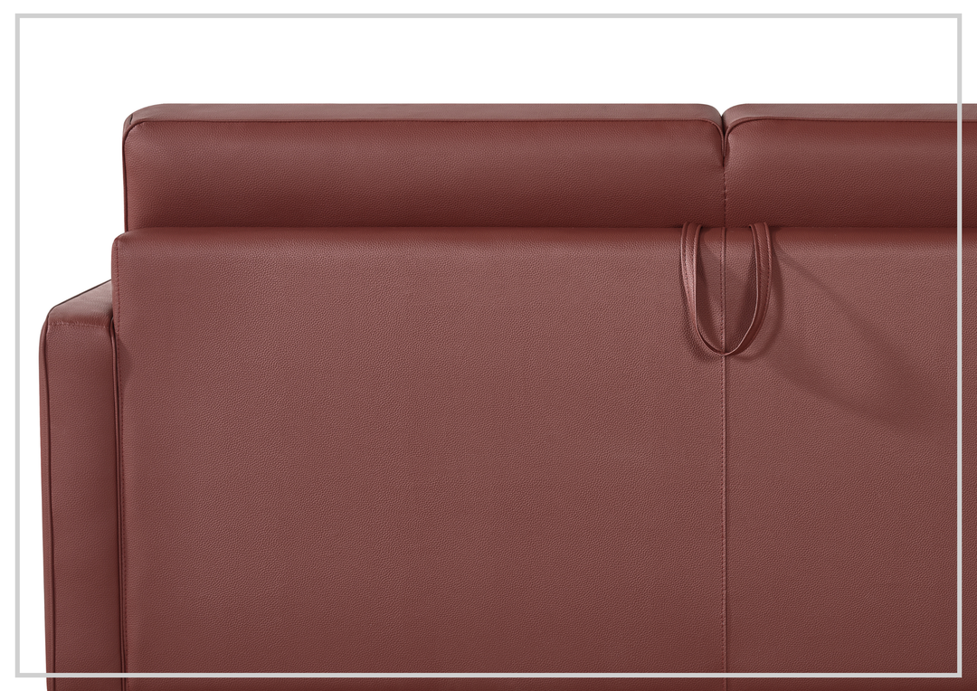 Gio Italia Leon Leather Queen Sleeper Sofa