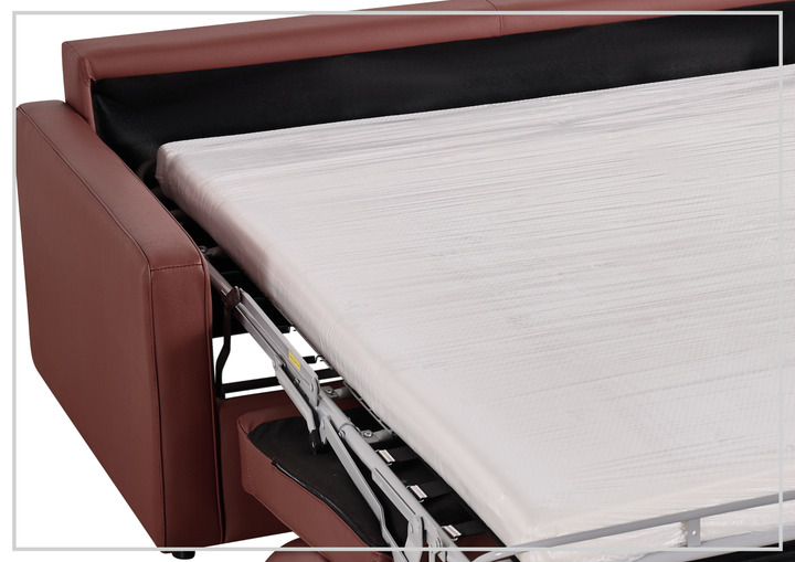 Gio Italia Leon Leather Queen Sleeper Sofa