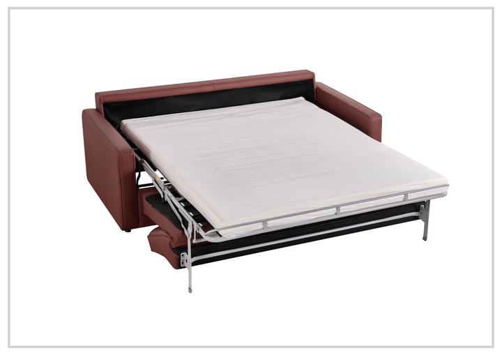 Gio Italia Leon Leather Queen Sleeper Sofa