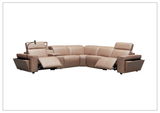 Klaussner Lorenzo 6 Pieces Power Recliner Sectional Sofa