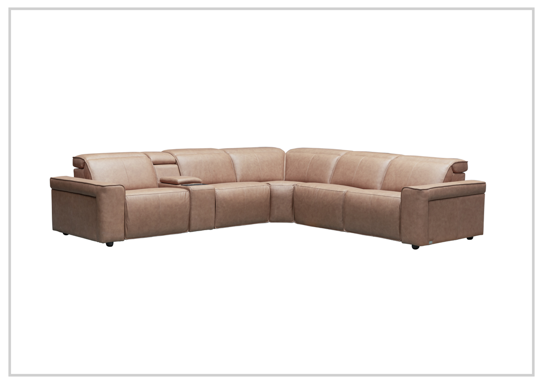 Klaussner Lorenzo 6 Pieces Power Recliner Sectional Sofa