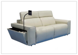 Klaussner Lorenzo Leather Sleeper Sofa