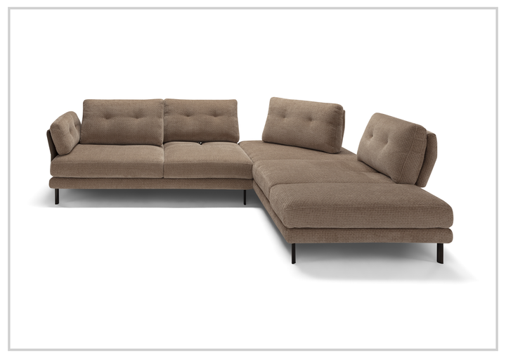 Klaussner Pavone Sectional Sofa With Chaise