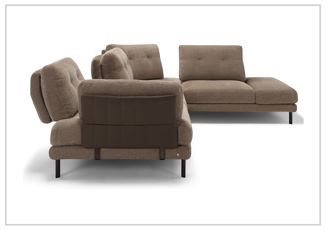 Klaussner Pavone Sectional Sofa With Chaise
