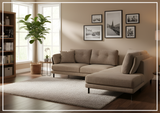 Klaussner Pavone Sectional Sofa With Chaise
