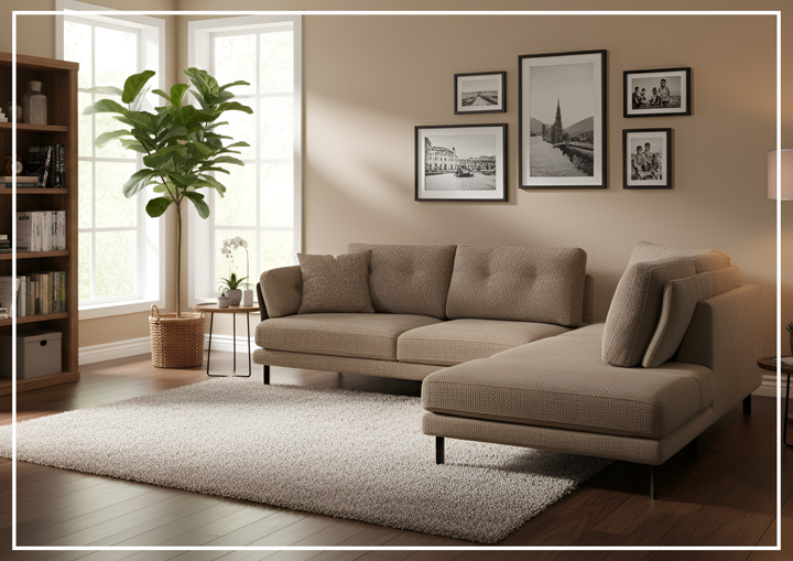 Klaussner Pavone Sectional Sofa With Chaise