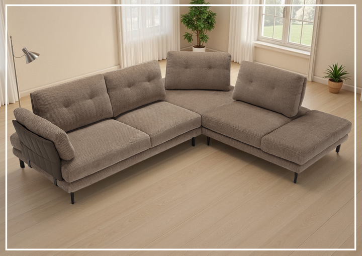 Klaussner Pavone Sectional Sofa With Chaise