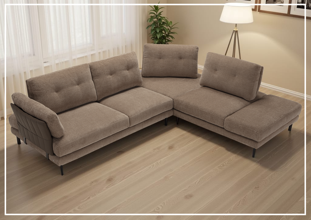 Klaussner Pavone Sectional Sofa With Chaise