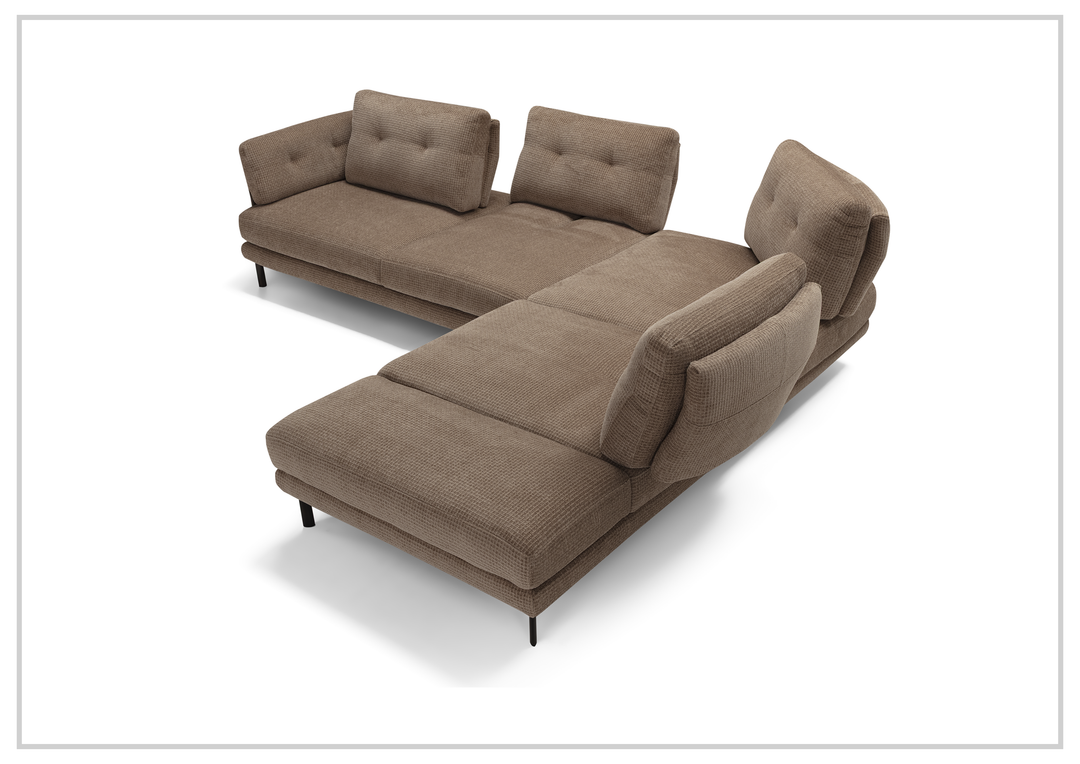 Klaussner Pavone Sectional Sofa With Chaise