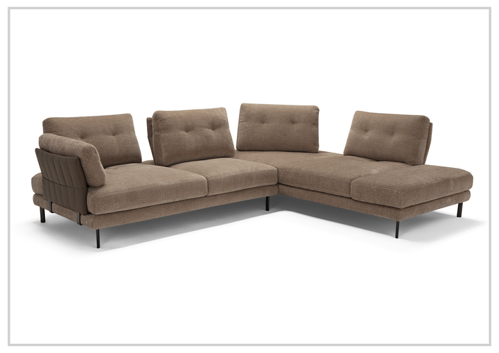 Klaussner Pavone Sectional Sofa With Chaise