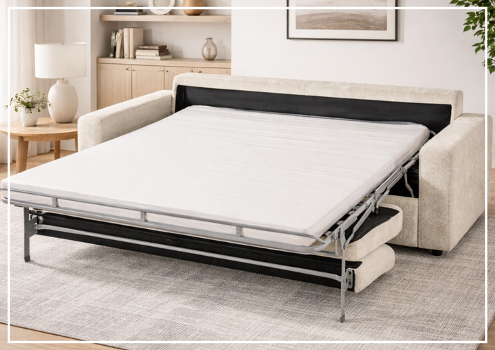 Gio Italia Jamie Leather Queen Sleeper Sofas