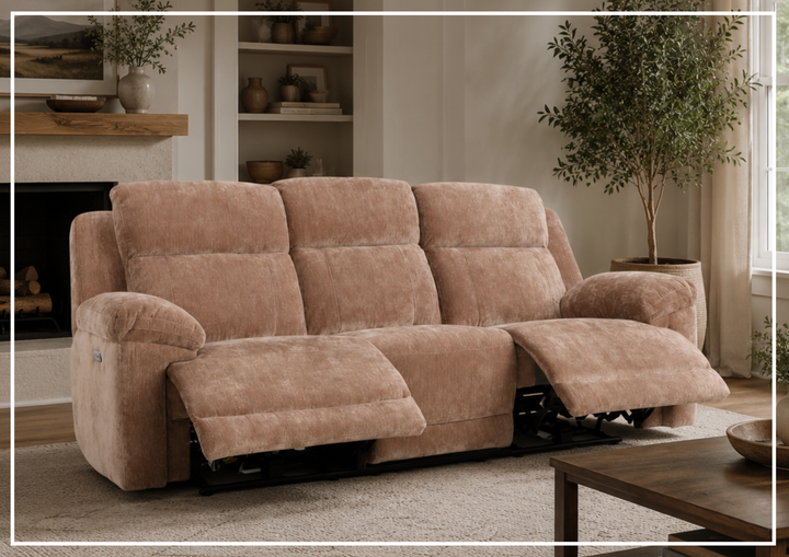 Klaussner Ravenwood Fabric Power Reclining Sofa-Sofabed