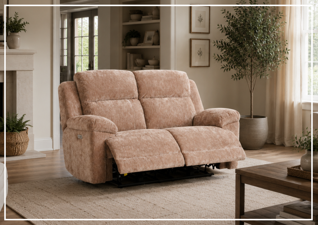 Klaussner Ravenwood Fabric Power Reclining Loveseat-Sofabed