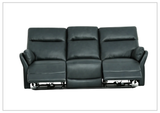 Klaussner Riverton Leather Reclining Sofa with USB Port-Sofabed
