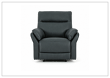 Klaussner Riverton Leather Reclining Chair with USB Port