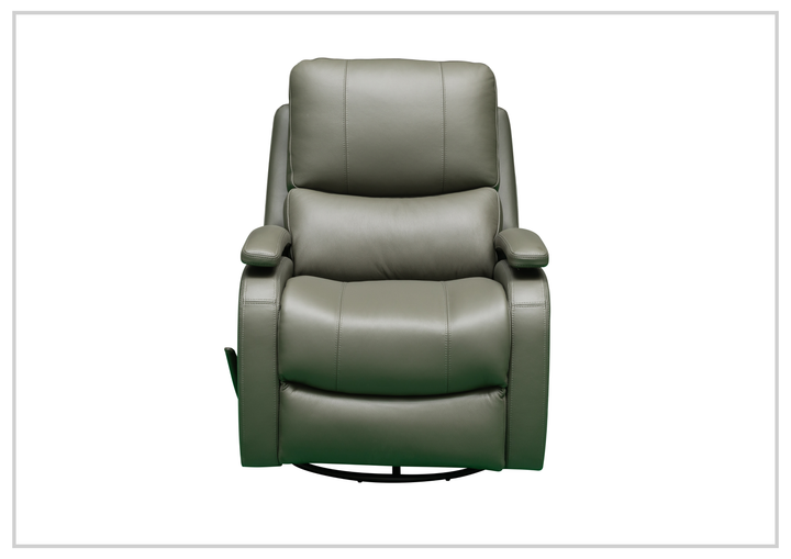 Klaussner Rosen Leather Swivel Glider Recliner Chair - SOFABED