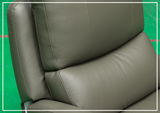 Klaussner Rosen Leather Swivel Glider Recliner Chair - SOFABED