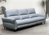 Klaussner Serenita3-seater Leather Power Reclining Sofa-Sofabed 