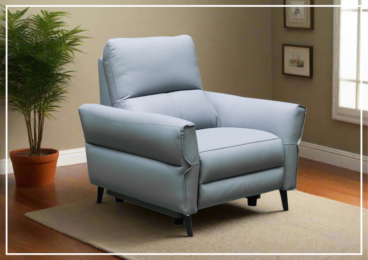 Klaussner Serenita Leather Power Reclining Chair-Sofabed