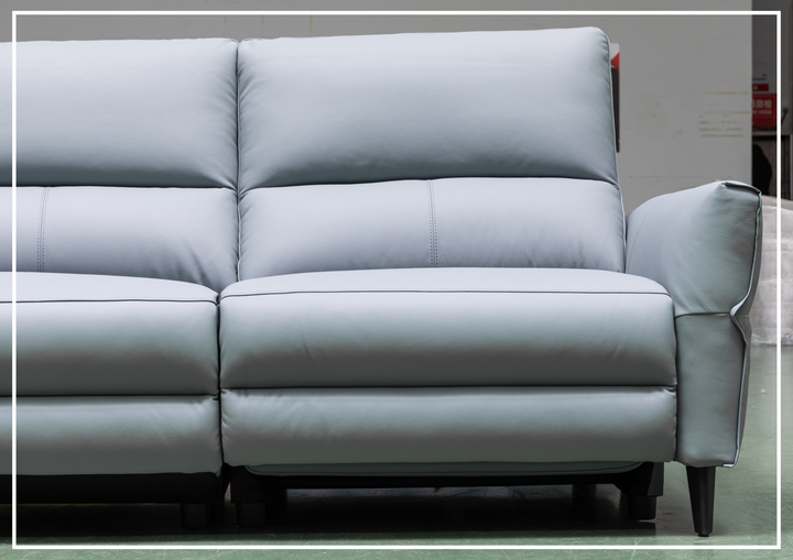Klaussner Serenita 3-seater Leather Power Reclining Sofa-Sofabed 