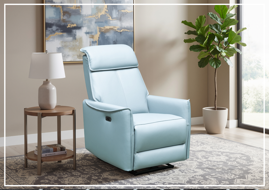 Klaussner Solaro Leather Recliner Chair-Jennifer Furniture