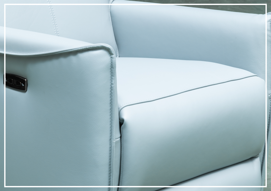 Klaussner Solaro Leather Recliner Chair-Jennifer Furniture