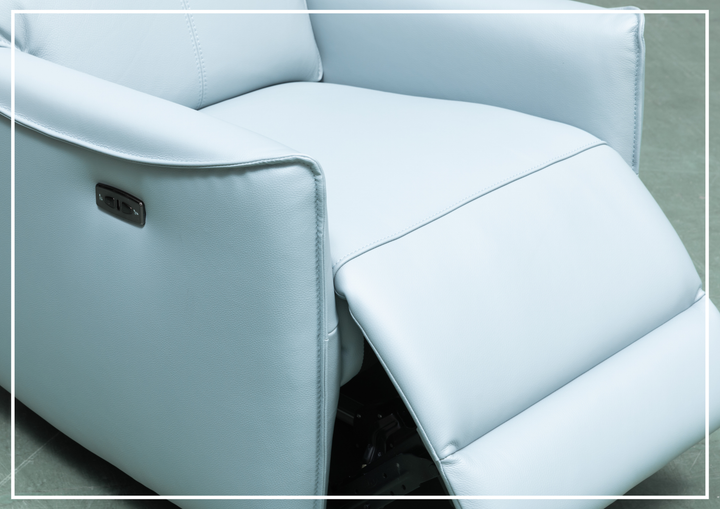 Klaussner Solaro Leather Recliner Chair-Jennifer Furniture