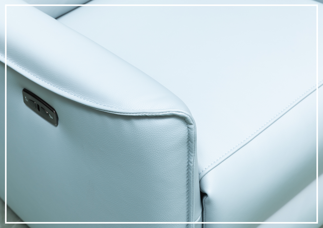 Klaussner Solaro Leather Recliner Chair-Jennifer Furniture