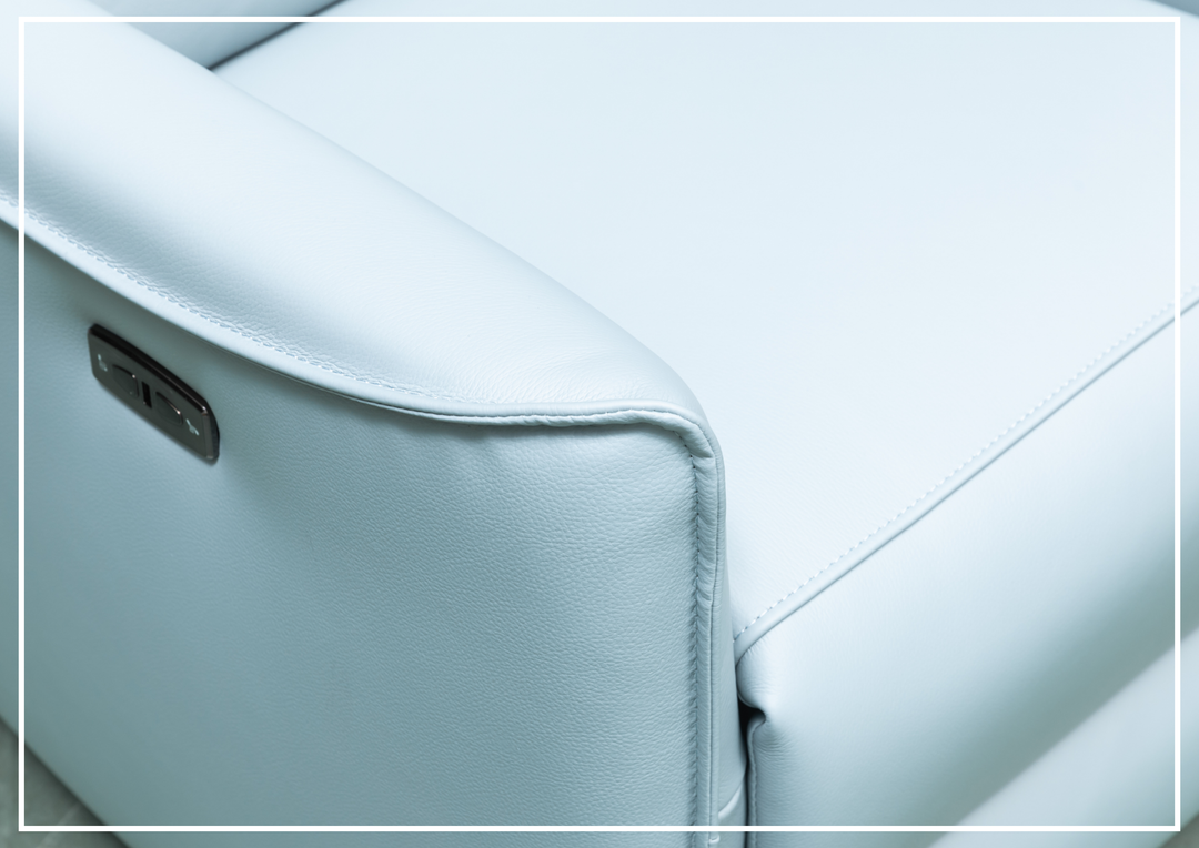 Klaussner Solaro Leather Recliner Chair-Jennifer Furniture