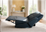 Klaussner Solenne Leather Recliner Chair with Integrated Swivel and Rocking Base-Sofabed