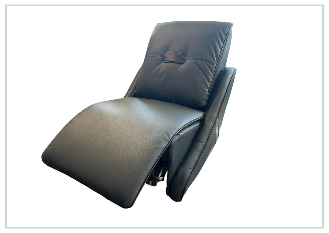 Klaussner Solenne Leather Recliner Chair with Integrated Swivel and Rocking Base-Sofabed