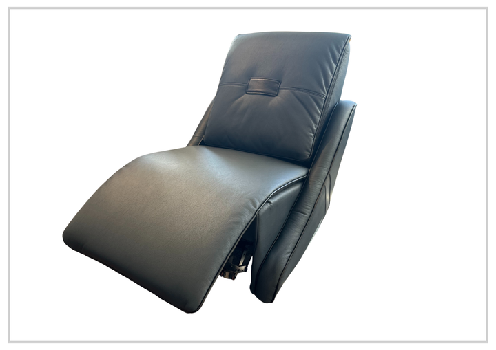 Klaussner Solenne Leather Recliner Chair with Integrated Swivel and Rocking Base-Sofabed