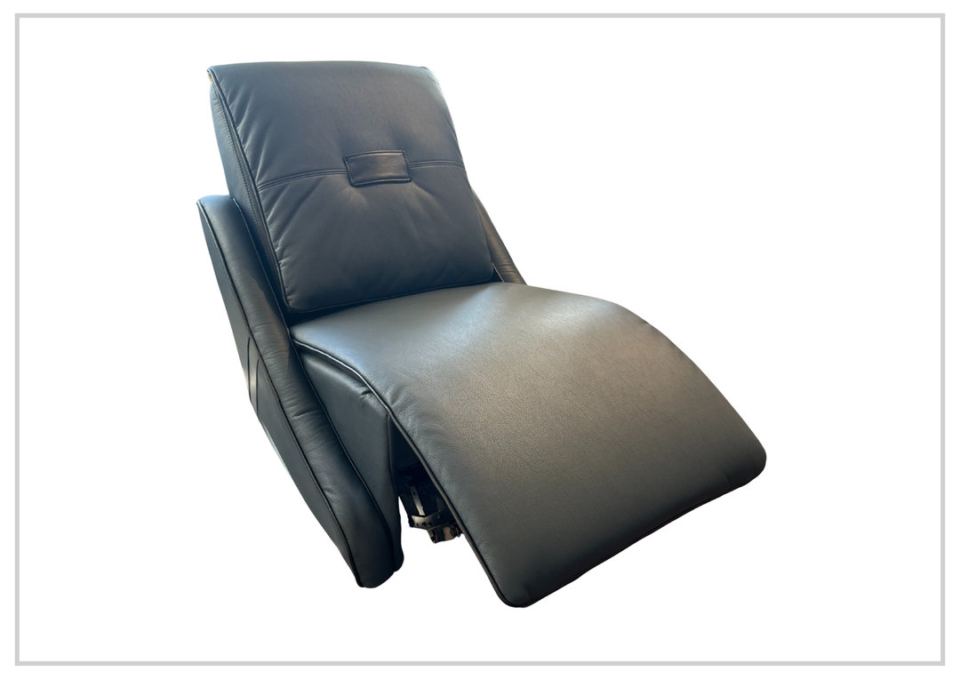 Klaussner Solenne Leather Recliner Chair with Integrated Swivel and Rocking Base-Sofabed