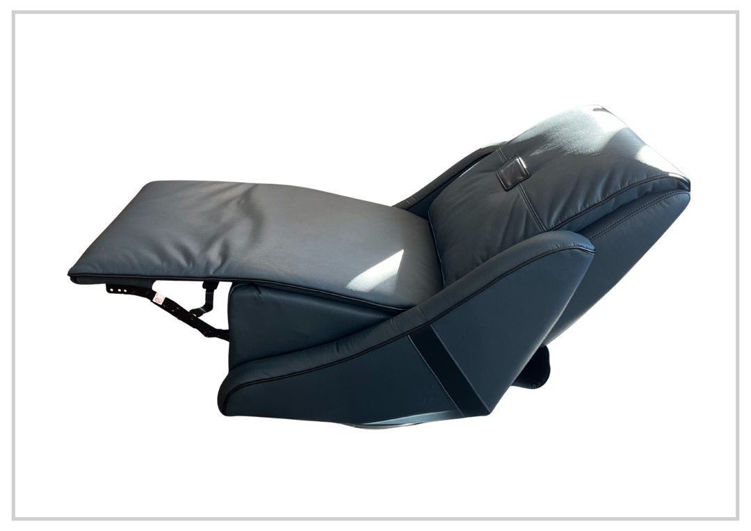 Klaussner Solenne Leather Recliner Chair with Integrated Swivel and Rocking Base-Sofabed