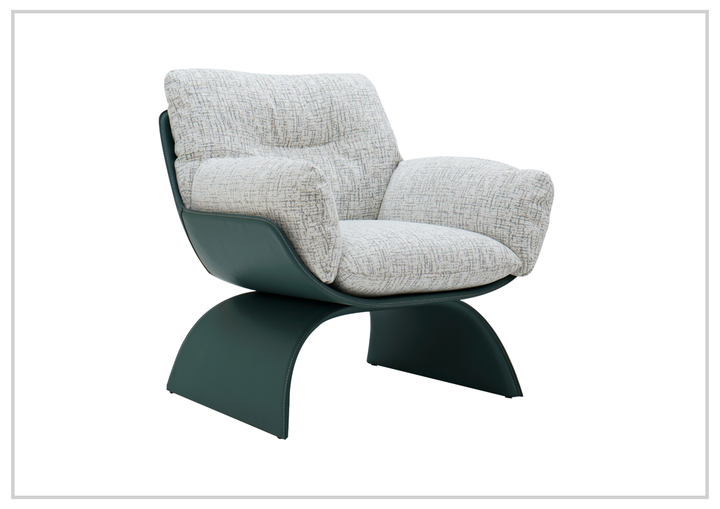 Klaussner Svelto Light Gray Leisure Lounge Chair