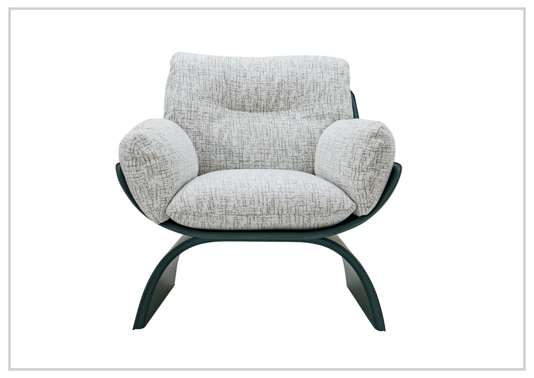 Klaussner Svelto Light Gray Leisure Lounge Chair