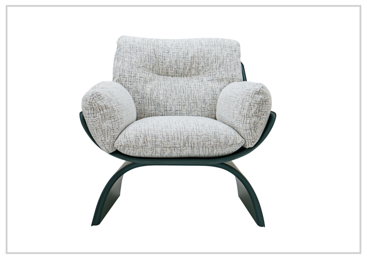 Klaussner Svelto Light Gray Leisure Lounge Chair